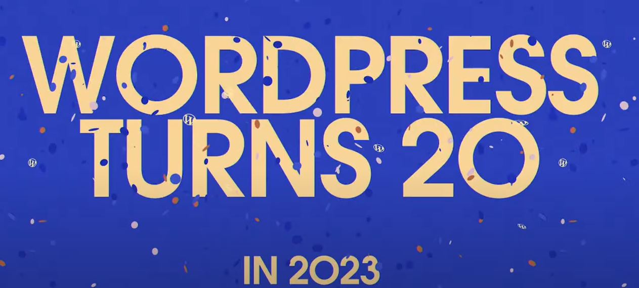 WordPress 20th anniversary