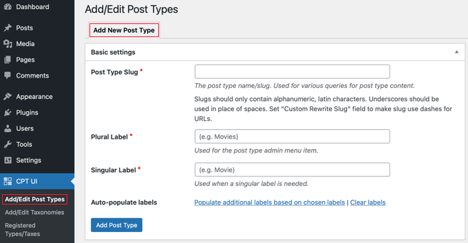 Create a WordPress Custom Post Type