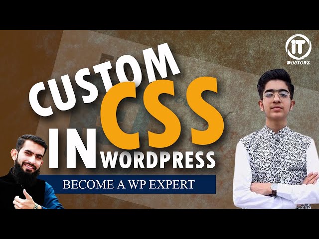 add custom CSS in your WordPress website